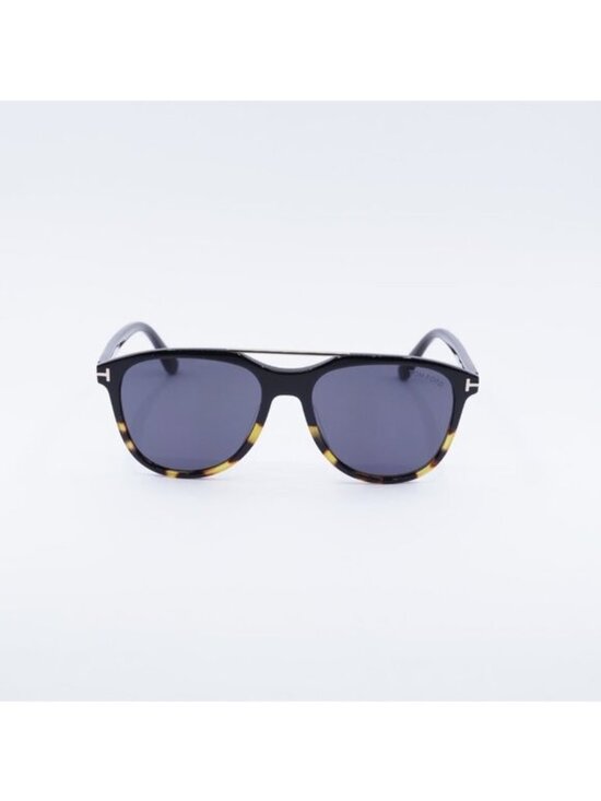 Tom Ford FT1098 05A Damian-02 Sunglasses Black Aviator Frame, Smoke Lenses main image 6